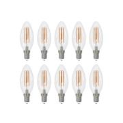 Arcchio LED hehkulamppu E14 kynttiläsarja 10 kpl, 2700 K