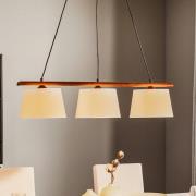 Riippuvalaisin Sweden, 3-lamppuinen, pähkinä tammi