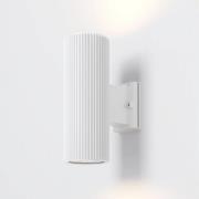 Maytoni Rando -ulkoseinälamppu 2-lamppuinen valk.
