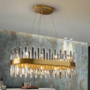 Grace-riippuvalaisin, rauta, lasi, soikea, 20 valoa