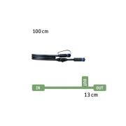 Paulmann Plug & Shine 94273 Kaapeli 1 m, 1 tulo, 2 lähtöä