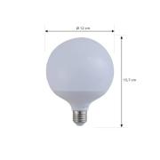 LUUMR Smart LED, E27, G125, 9 W, RGB, Tuya, WLAN, matta, CCT