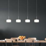 Belinda LED-riippuvalaisin, pituus 105 cm, valkoinen, 4-lamppuinen, la...