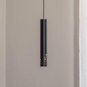 Tibia-riippuvalaisin, yksi valaisin, musta, teräs, GU10