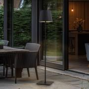 Lucande terassivalaisin Andrei, harmaa, 150cm korkea, IP54, E27