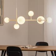 Riippuvalaisin Dione, opaali/kerma, 6-lamppuinen