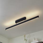 Lucande LED-kattovalaisin Mylosh, musta, CCT, Tuya