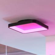 EGLO connect Smart LED-kattovalaisin Loretello-Z, kulmikas, musta