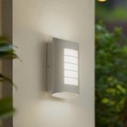Lindby LED-ulkoseinävalaisin Ismael, valkoinen, alumiini, korkeus 26,8...