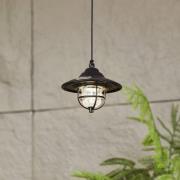 Lindby LED-ulkovalaisin Ketil, musta, maadoituspiikki, paristo