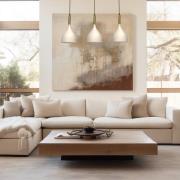 Noak-riippuvalaisin, 3-valo, beige/kulta, pitkänomainen, teräs