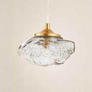 Lindby riippuvalaisin Piatra, savu/messinki, lasi, Ø 16 cm, G9