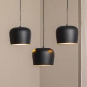 Riippuvalaisin Berceste N-1410 musta metalli 3-lamppuinen lineaarinen