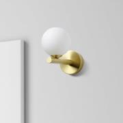 Pomi seinävalaisin, 1-valo, kullanvärinen, lasi, pallo
