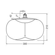 OSRAM LED Vintage Big Elipse E27 12W 818 hehkulamppu meripihkainen him...