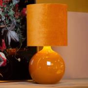 Esterad pöytävalaisin, okra, Ø 24 cm, korkeus 47 cm, lasi