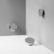 New Works seinäpeili Aura Large, Ø 13 cm, ruostumaton teräs