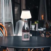 LED aurinko pöytävalaisin 36000 pullo top valkoinen muovi