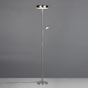 LED-lattiavalaisin Palermo, mattanikkeli, kaukosäädin, muisti