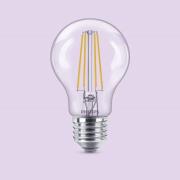 Philips LED-lamppu E27 A60 7W 806lm 2700K filamentti 6 kpl