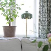 PR Home pöytävalaisin Wells, vihreä/kulta, korkeus 50 cm