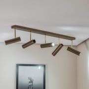 Axion kattovalaisin, 5-valo, titaanin värinen, pitkänomainen, teräs