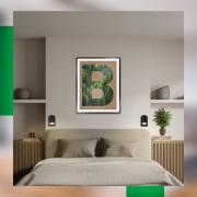 Seinävalaisin Isil A, musta, 1-valo, metalli, kääntyvä