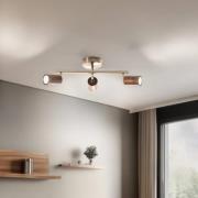 Legno kattovalaisin, lineaarinen, 3-liekkinen, ruskea / messinki, puu