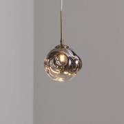 Herman-riippuvalaisin, kullanvärinen, Ø 18 cm, lasi, rauta