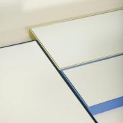 HÜBSCH Shine Medium -peili, keltainen, 32 x 55 cm