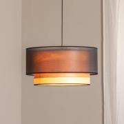 Euluna riippuvalaisin Cedrik, musta organza, saarniviilu