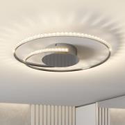 Lindby LED-kattovalaisin Joline, Ø 45 cm, kristalleja, metallia