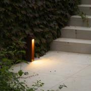 LED-pollarivalaisin Cerler, ruskea, 35 cm, metalli, IP65, CCT