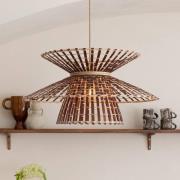 GOOD & MOJO riippuvalo Machu Picchu, ruskea, Ø 57 cm, bambu