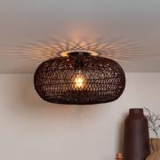 GOOD & MOJO kattovalaisin Arizona, punainen, Ø 50 cm, bambu, E27