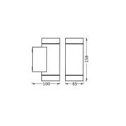 OSRAM ulkoseinävalaisin ENDURA CLASSIC ITYS, tummanharmaa IP65