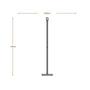 OSRAM DECOR STICK lattiavalaisin, tummanharmaa, korkeus 146 cm, 1 x E2...