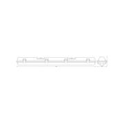OSRAM LED-kosteiden tilojen valaisin SUBMARINE, 126 cm 15 W harmaa IP6...