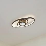 Lindby LED-kattovalaisin Thalina, 60cm, himmennettävä, Infinity Tunnel