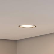 BEGA LED-kattoon upotettava valonheitin Studio Line, musta/alumiini,