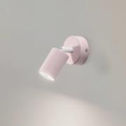 Seinäkohdevalaisin Livia, vaaleanpunainen, 13 cm, metalli, säädettävä,...