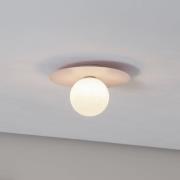 Kattovalaisin Pixie, vaaleanpunainen, lasi, Ø 25 cm, pallo, G9