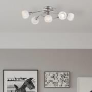 Elliott kattovalaisin, pituus 62 cm, matta nikkeli, metalli/lasi