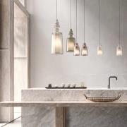 Karman riippuvalaisin Alibaglass Big, läpinäkyvä, Ø 24 cm