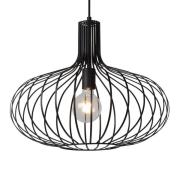 Manuela häkki-riippuvalaisin, musta, 50 cm