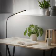 LED-lattiavalo Mura, musta, korkeus 170 cm, metalli, kosketusohjain