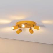 Hauska kattovalaisin, keltainen, Ø 30 cm, säädettävä, GU10