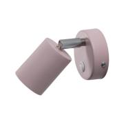 Seinäkohdevalaisin Fun, vaaleanpunainen, korkeus 14 cm, säädettävä, GU...