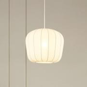 Lindby Riippuvalaisin Helin, valkoinen, Ø 35 cm, kangasta