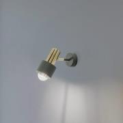 Seinäkohdevalaisin Destin, 1-lamppuinen vihreä/messinki